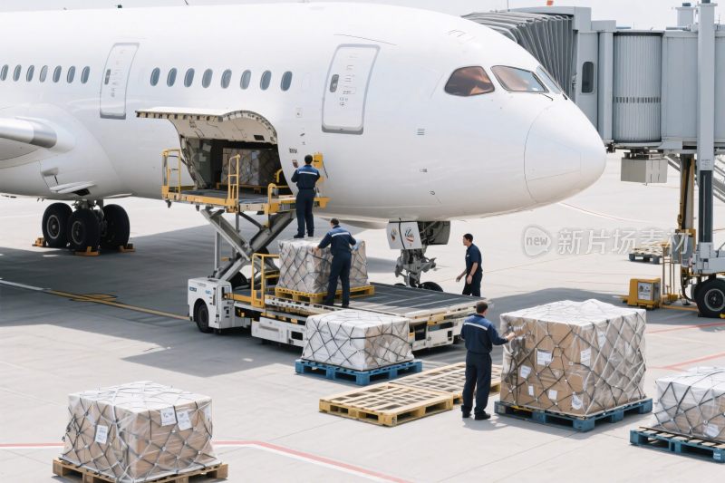 飞机机场货物装卸