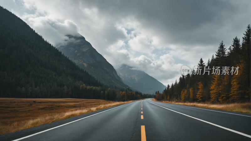 一条漫长路高清风景图片