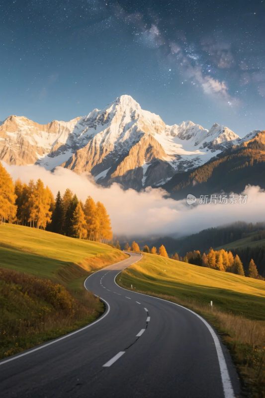 山水公路风景图