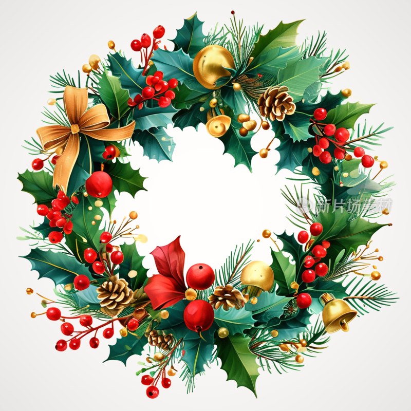 圣诞装饰花环