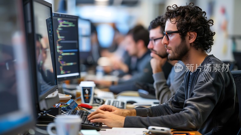 专注编程团队高效协作办公环境