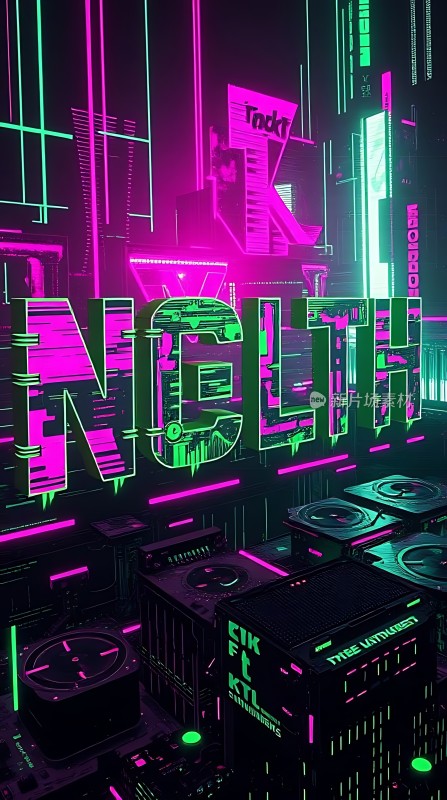 霓虹科技未来城