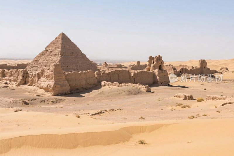 沙漠古遗迹遗址图