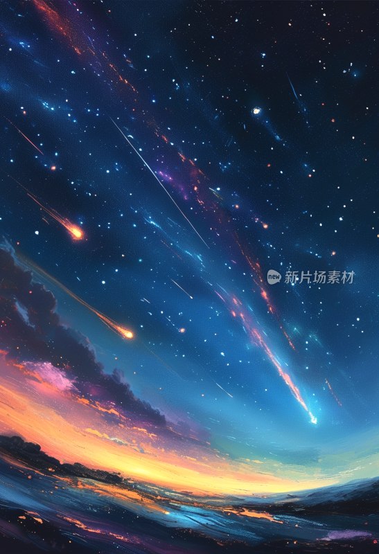 星空流星壁纸