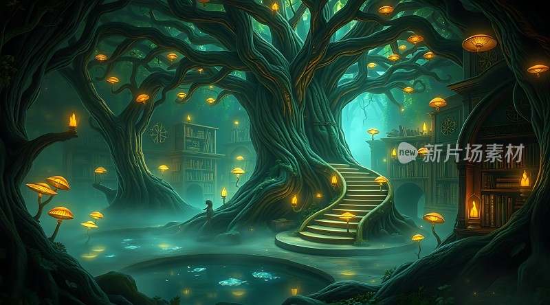 神秘森林秘境探险