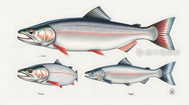 三文鱼成长历程产卵、孵化、成鱼