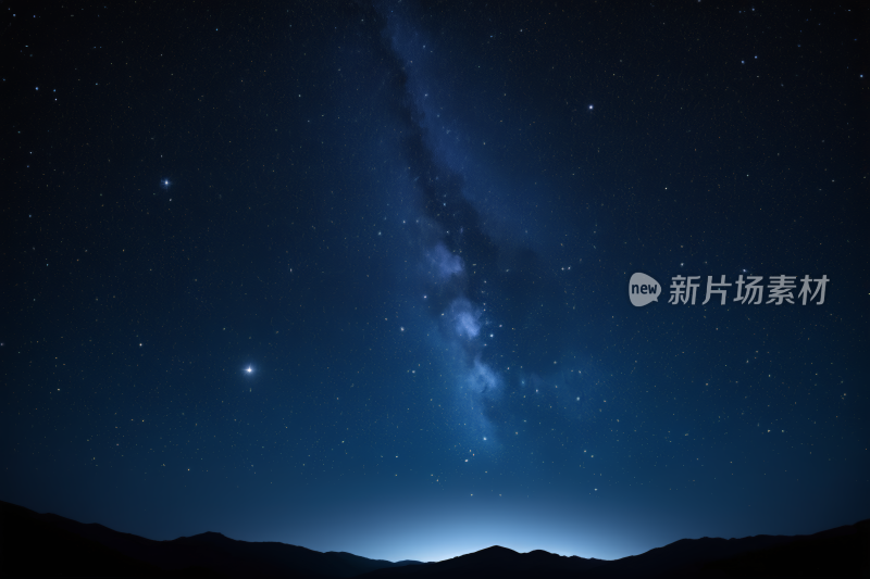 星空夜空一个乳白色物体高清背景纹理图片