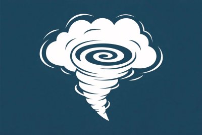龙卷风图案插画 龙卷风图案插画