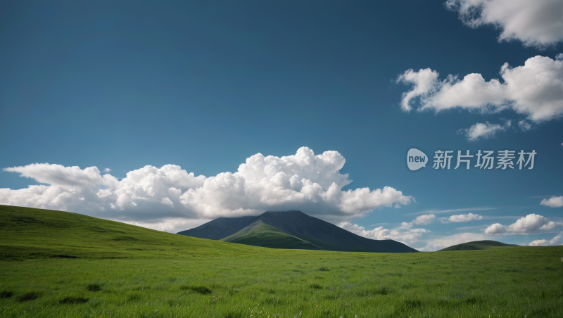 一片草地风景风光高清图片