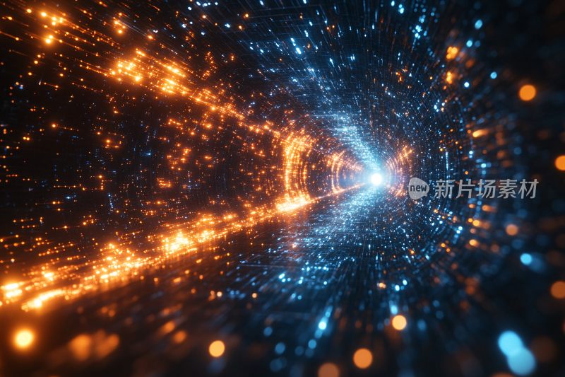 绚丽光效宇宙星空背景图