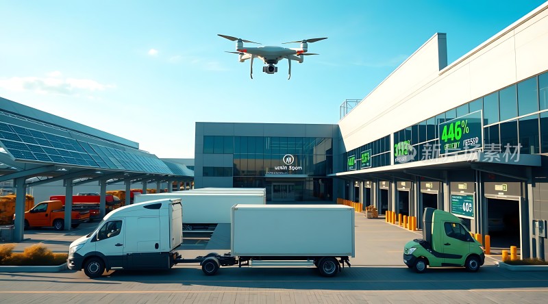 无人机物流中心智能配送新时代