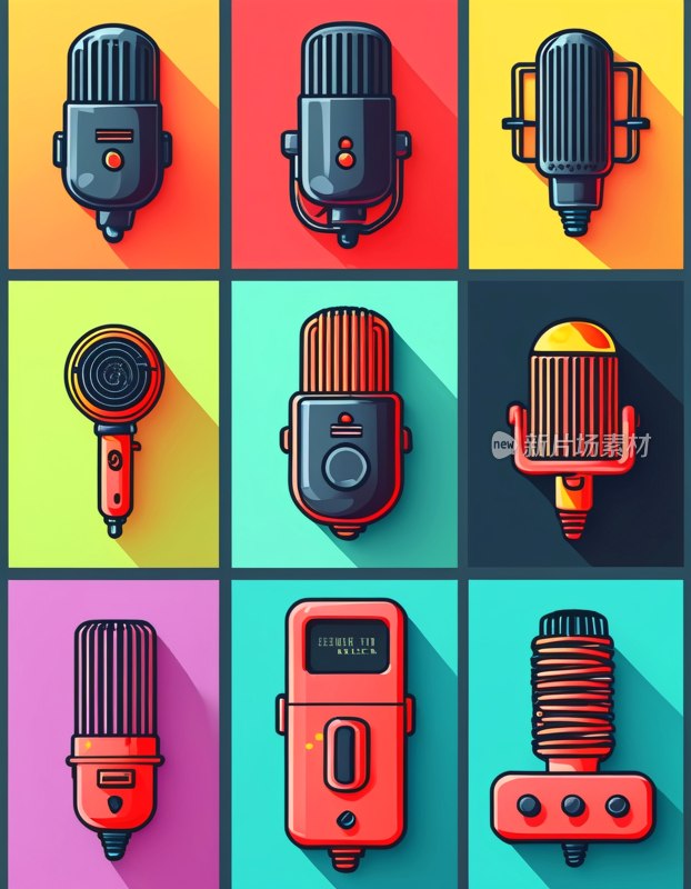 电子设备图标集