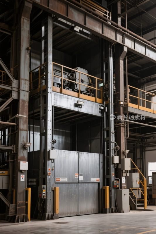 工业厂房内部场景