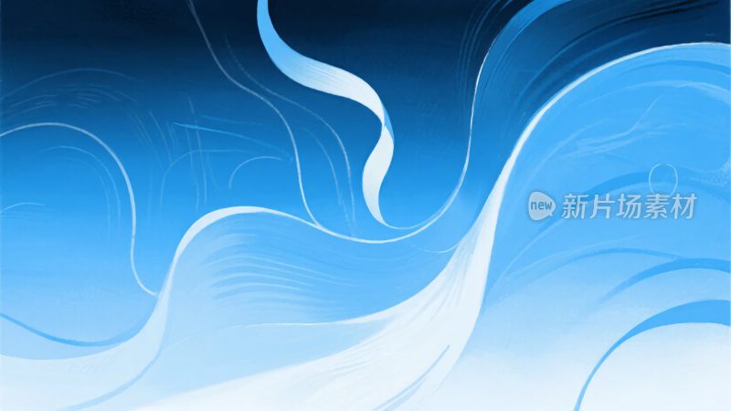 蓝色动感线条背景图