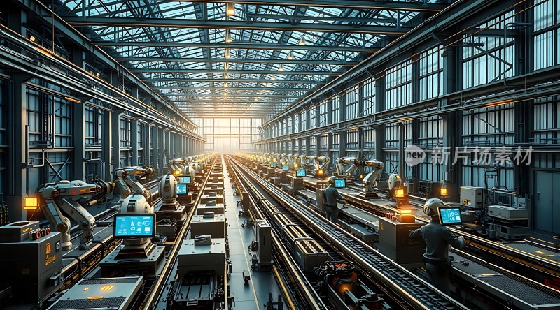 未来工厂智能机器人生产线