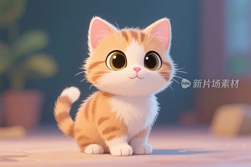 可爱小猫咪插画