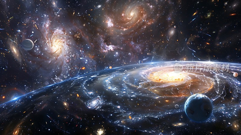 宇宙奇观星云、行星与星际尘埃