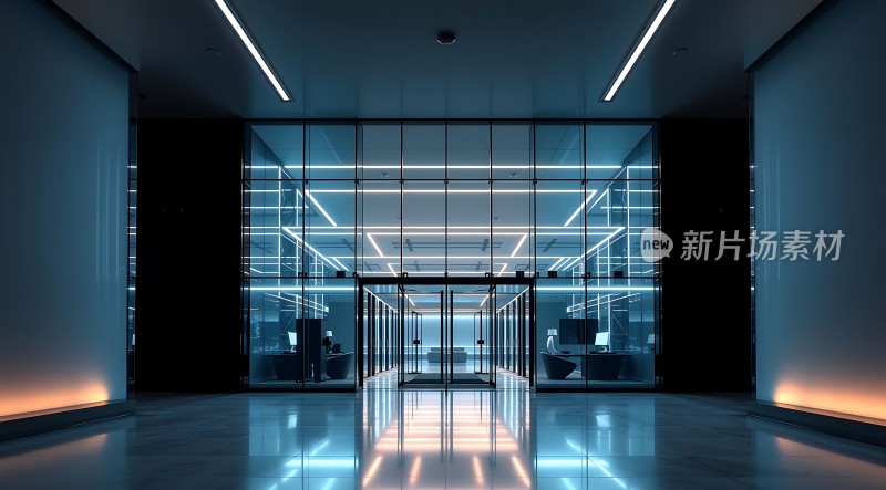 未来科技感办公室