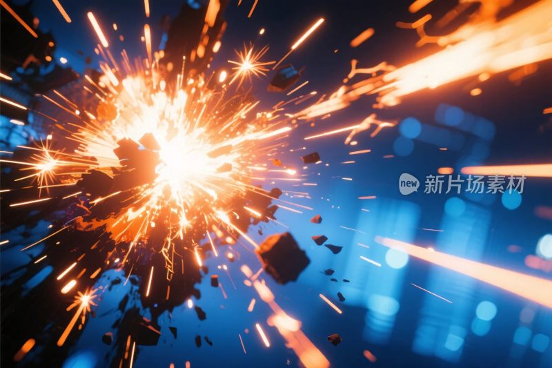 绚丽火焰爆炸特效