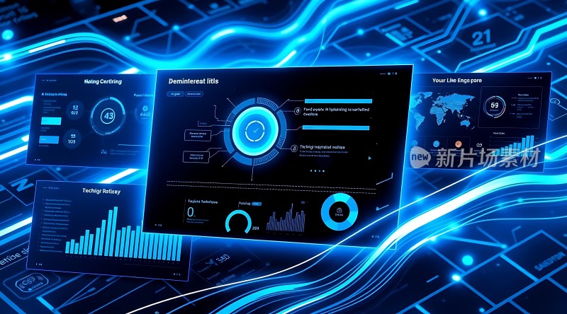 未来科技数据展示
