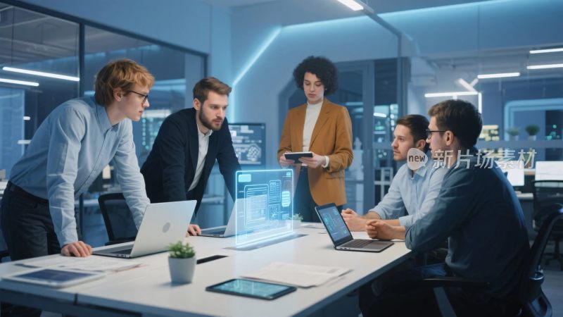 办公室团队协作场景