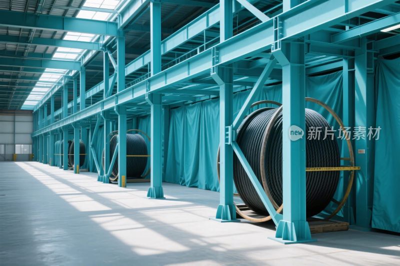 工业厂房内部场景