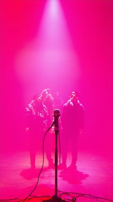 舞台灯光下的音乐表演 舞台灯光下的音乐表演