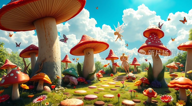 精灵蘑菇奇幻世界