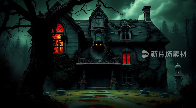 鬼影幢幢的恐怖古宅