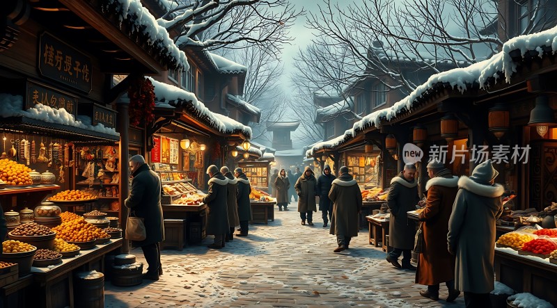 冬日集市暖意融融