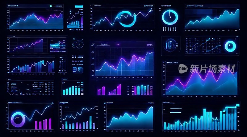 未来科技数据图表展示