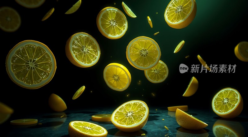 柠檬片飞舞