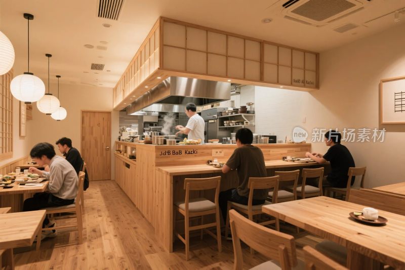 日式餐厅内部环境