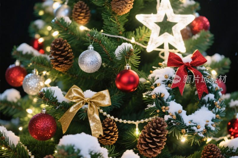 圣诞树装饰场景