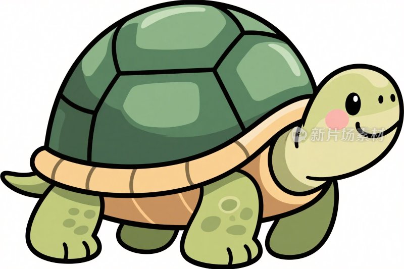 卡通乌龟插画
