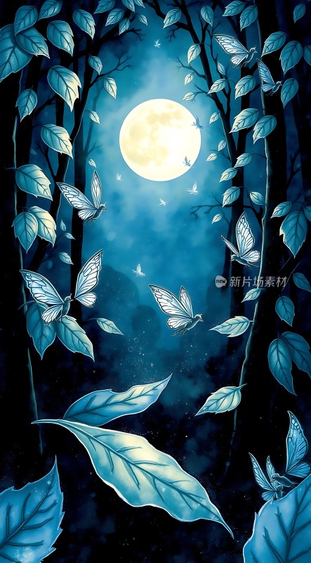 夜幕下的精灵之舞