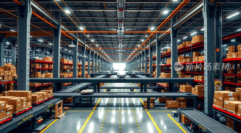 智能物流中心高效仓储系统