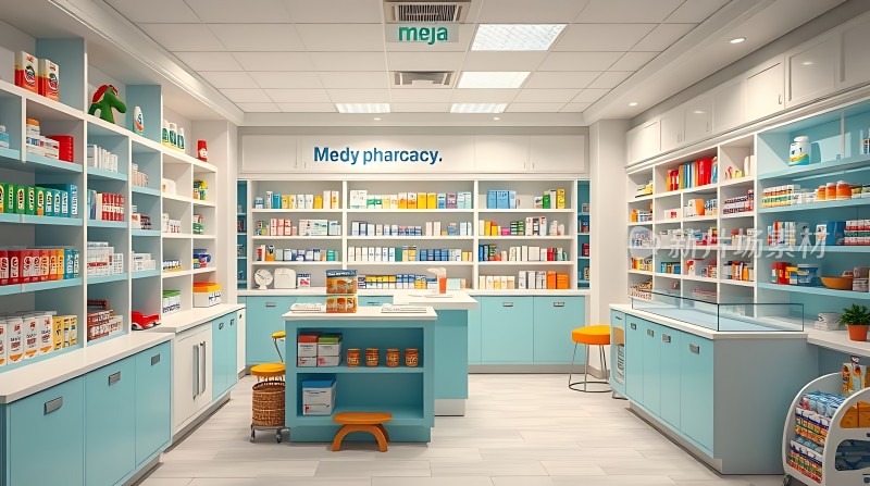 温馨药店药品齐全环境整洁服务周到