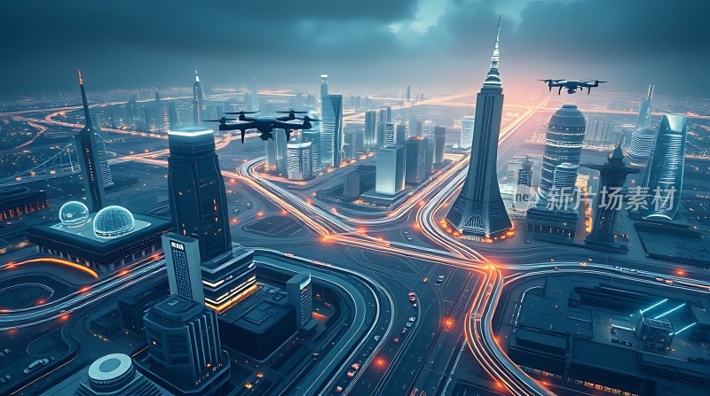 未来之城科技与建筑的交响曲