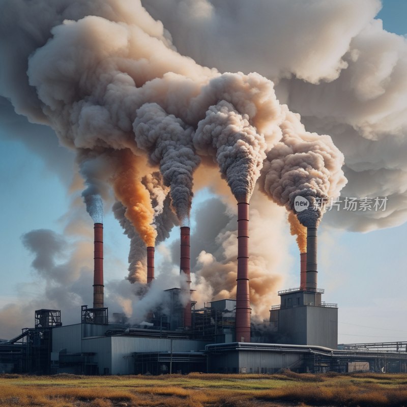 工厂烟雾排放