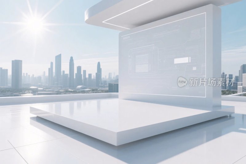 现代极简空间场景