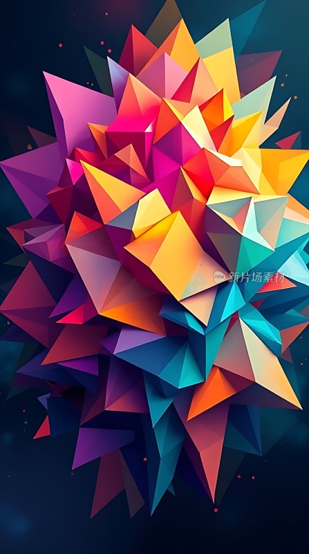 多彩几何艺术