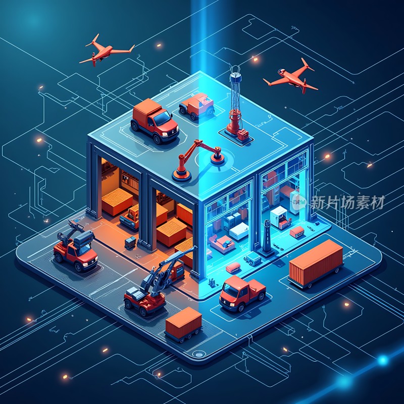 智能物流中心科技与效率的完美结合