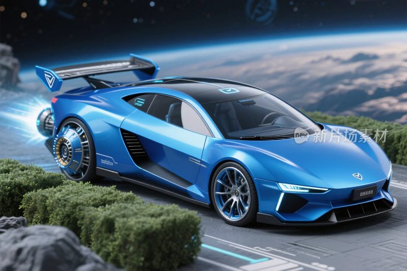 未来科幻概念跑车
