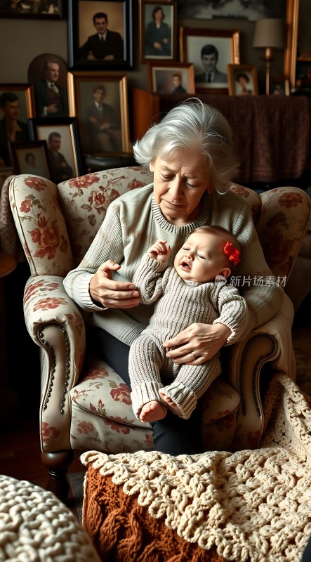 祖孙情深温馨时刻