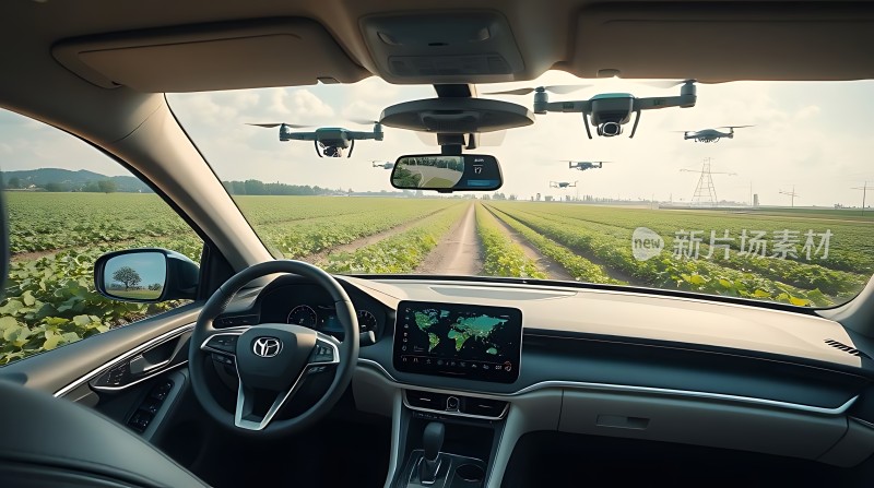 智能驾驶无人机护航未来出行新体验