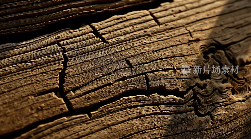 风化木纹岁月痕迹的自然之美
