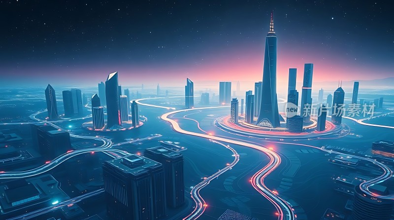未来之城科技与建筑的交响曲