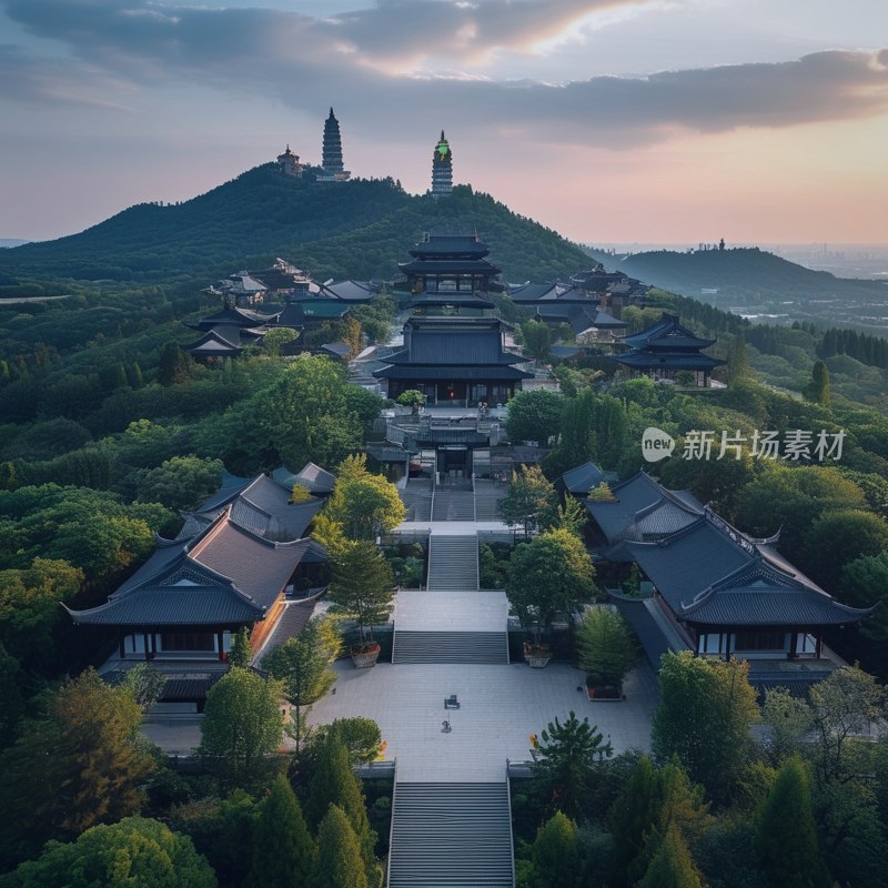 南京牛首山航拍