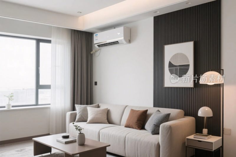 现代简约客厅实景图